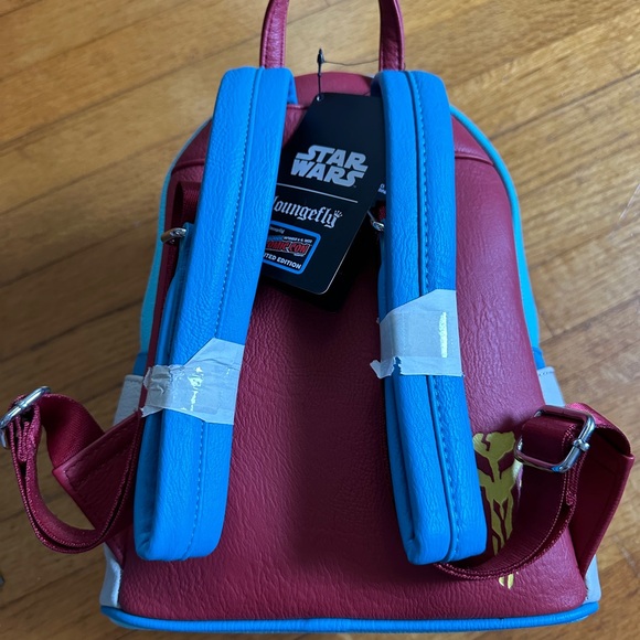 Loungefly Star Wars Droids Boba Fett Mini Backpack NYCC exclusive - Picture 4 of 6
